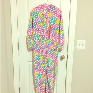 Adult small doughnut onesie NEW WITH TAGS